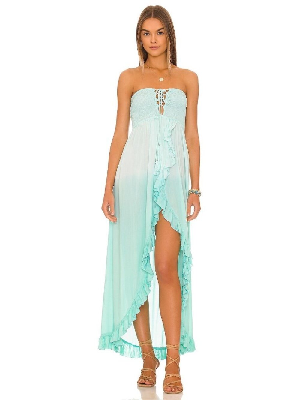 Tiare Hawaii Flynn Maxi Dress in Tosca Ombre Green